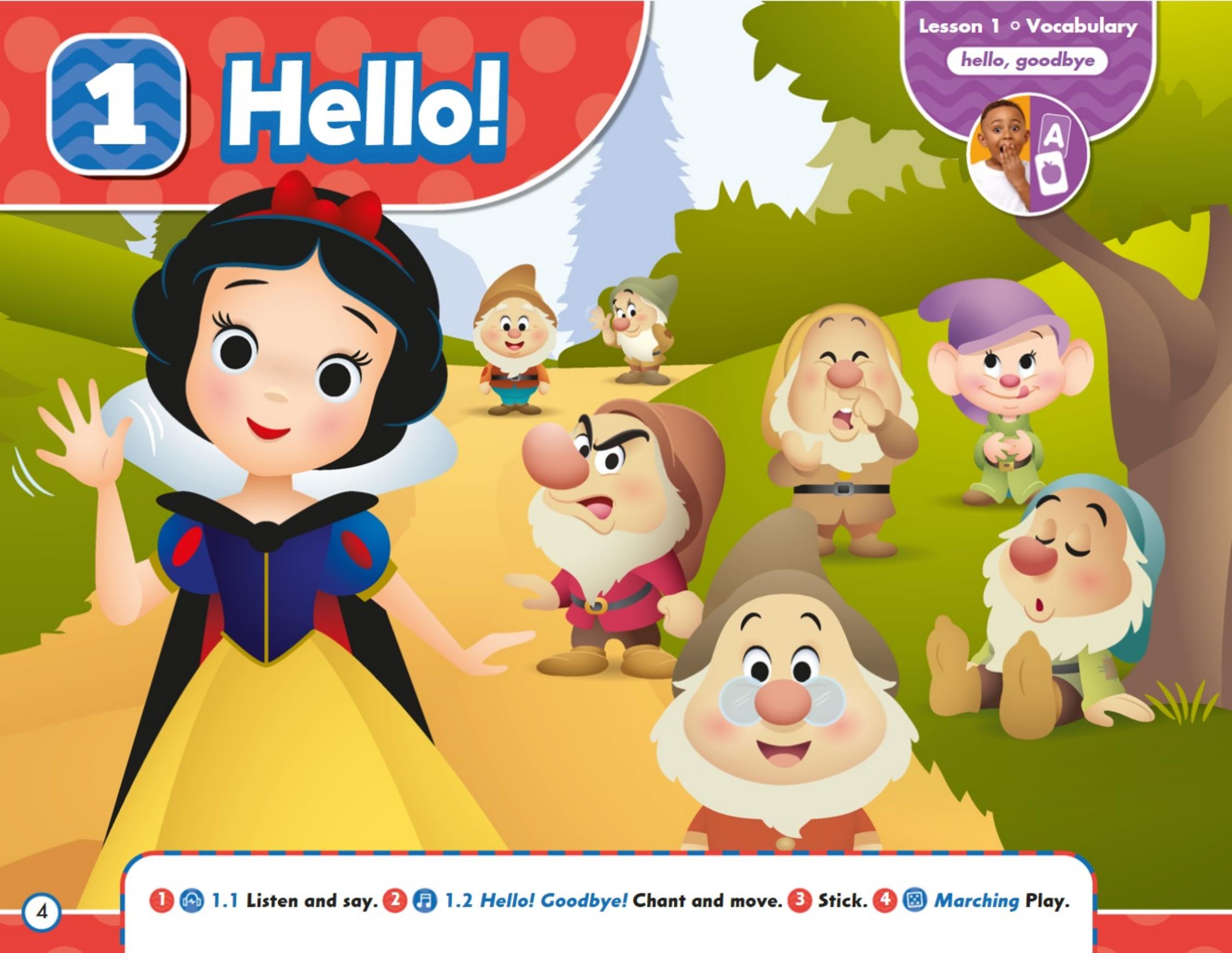 图片[2]-《My Disney Stars and Friends 1》培生My Disney Stars and Friends幼儿教材 第1级别