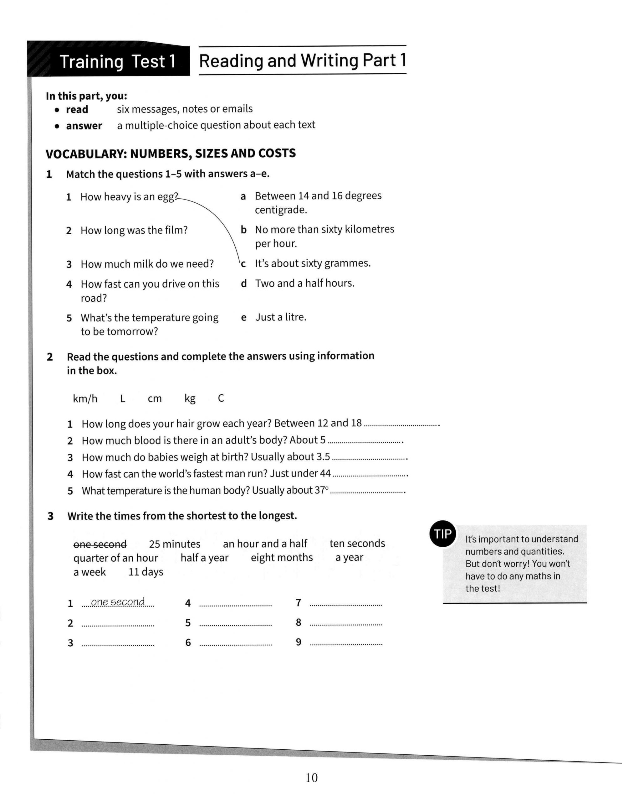 图片[3]-《Cambridge A2 Key for Schools Trainer Level 2》剑桥KET官方模考题精讲精练 第2级别-状元学习站百万海量精品学习素材