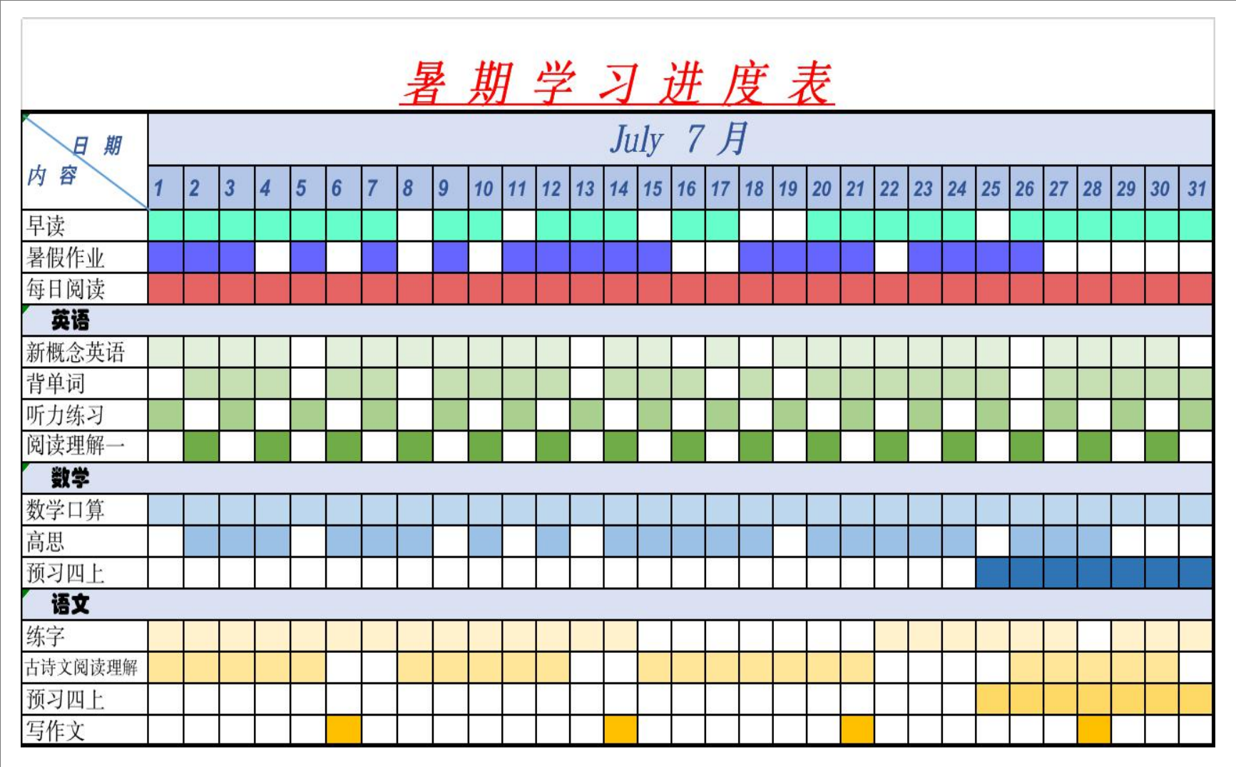 图片[5]-2025版《暑假鸡娃工具包》-状元学习站百万海量精品学习素材