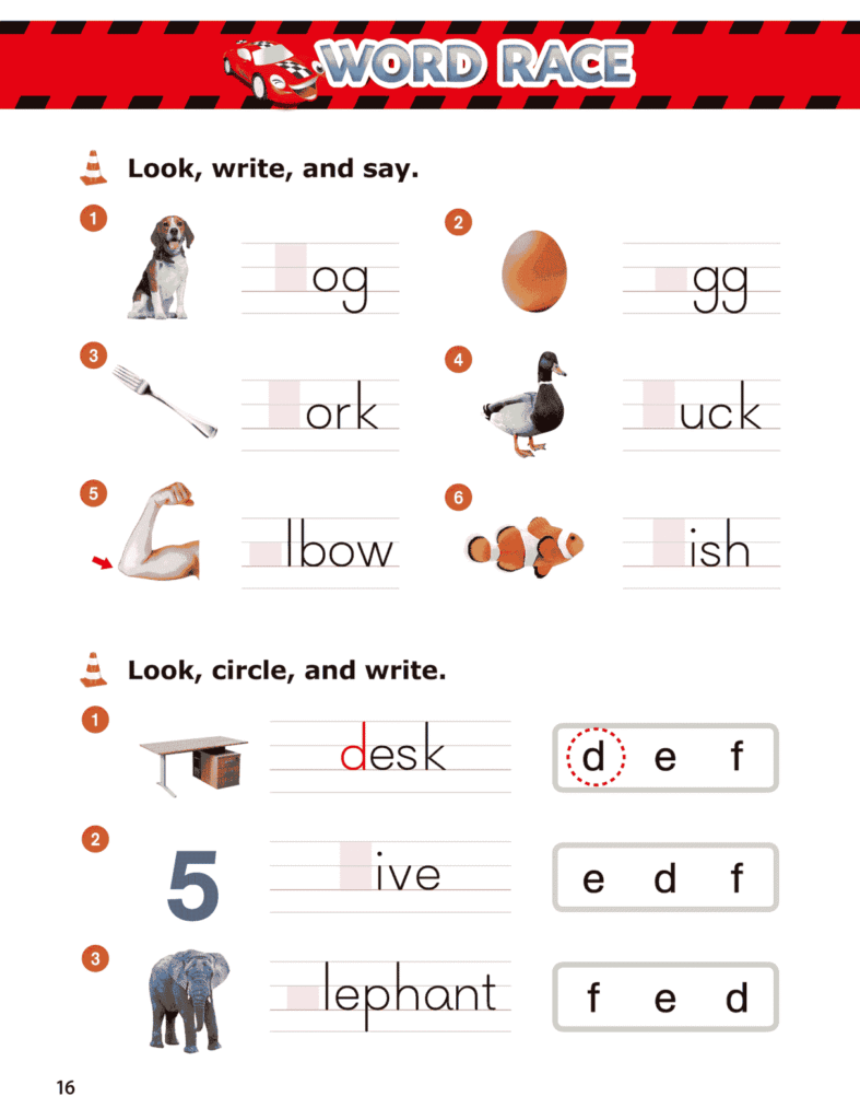图片[4]-Phonics Race 1-4级 年幼英语初学者系统性自然拼读课程