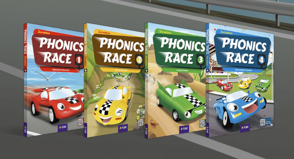 图片[1]-Phonics Race 1-4级 年幼英语初学者系统性自然拼读课程